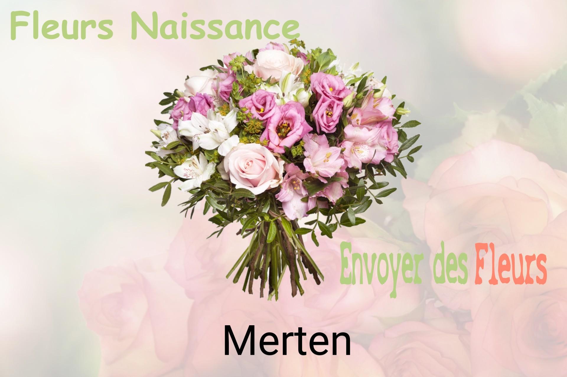 Bouquet de fleurs de naissance livré à Merten